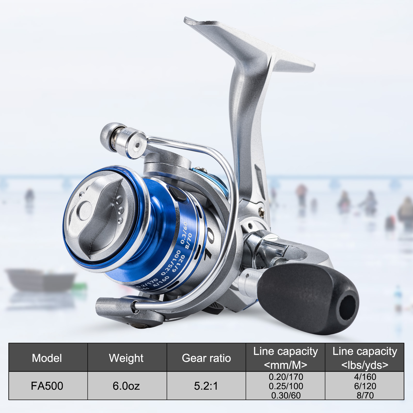Goture New Ice Fishing Reels W - Trolling Reel ulasan dan harga