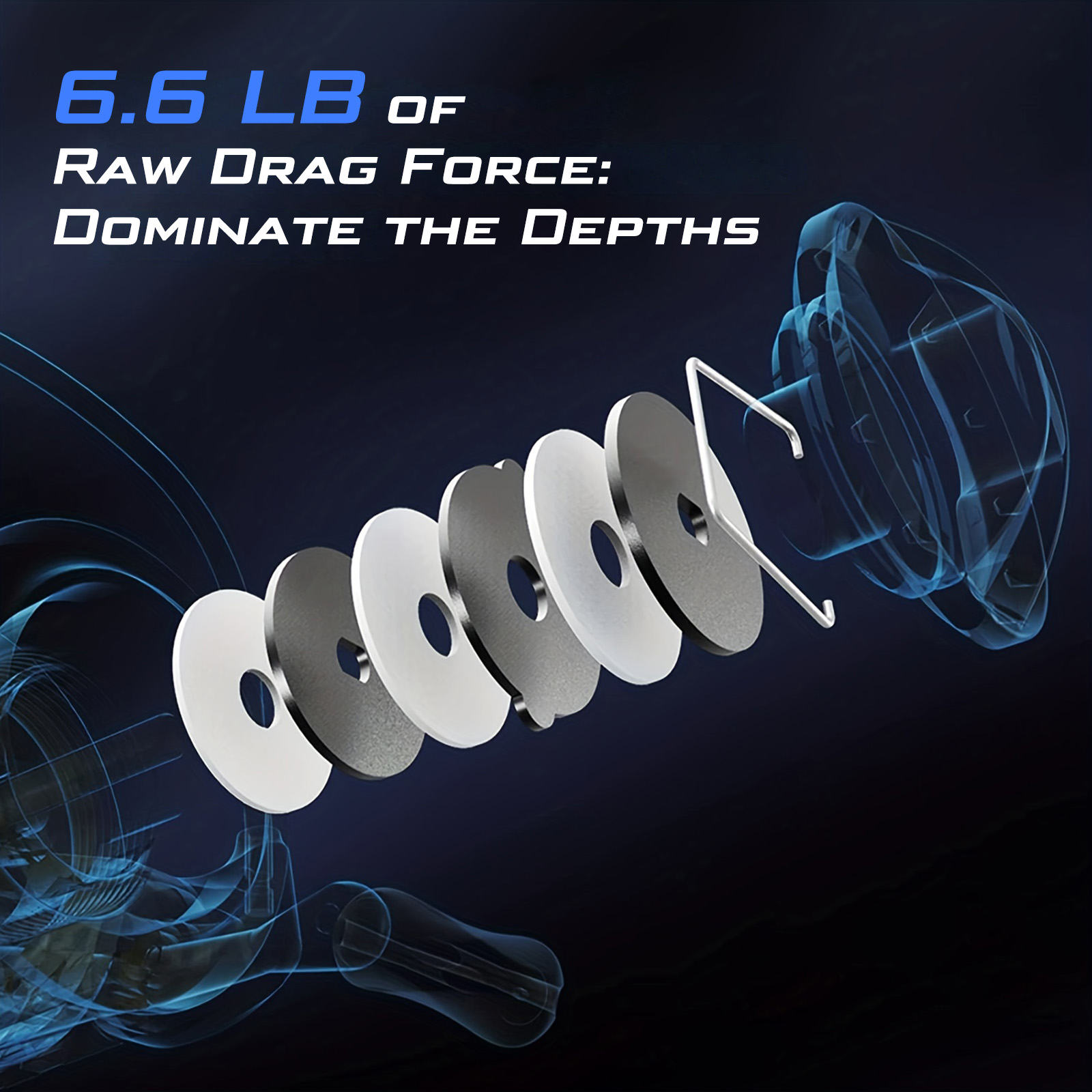 Goture New Ice Fishing Reels W - Trolling Reel ulasan dan harga