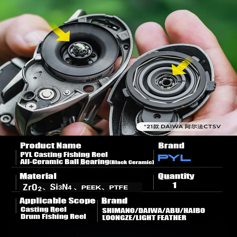 PYL Cast Fishing Reel, all-cer - Fly Reel ulasan dan harga