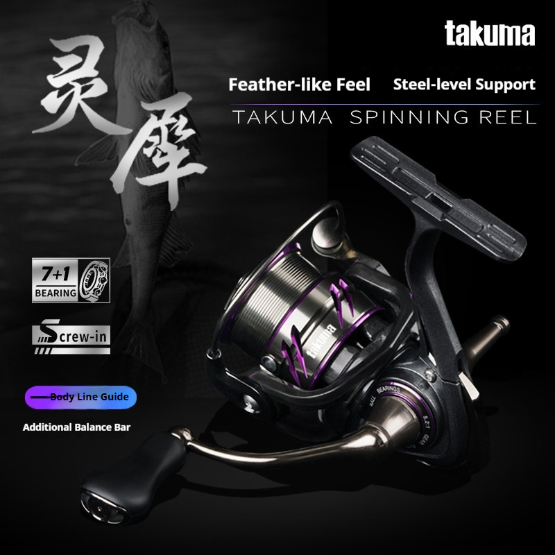 In Stock Takuma Lingxi Spinnin - Spincast Reel ulasan dan harga