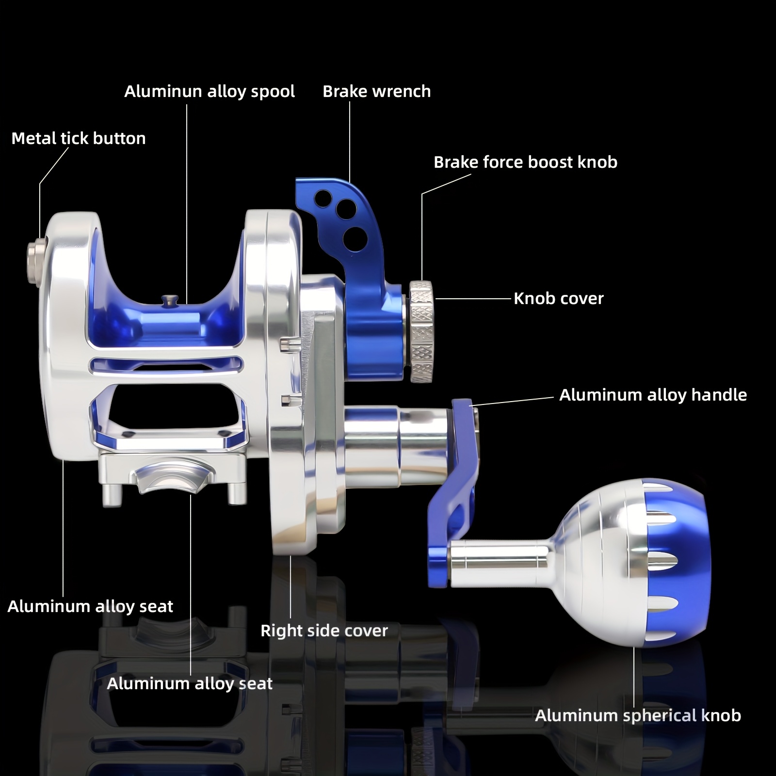 Topline 30KG Power Drag Jiggin - Trolling Reel ulasan dan harga