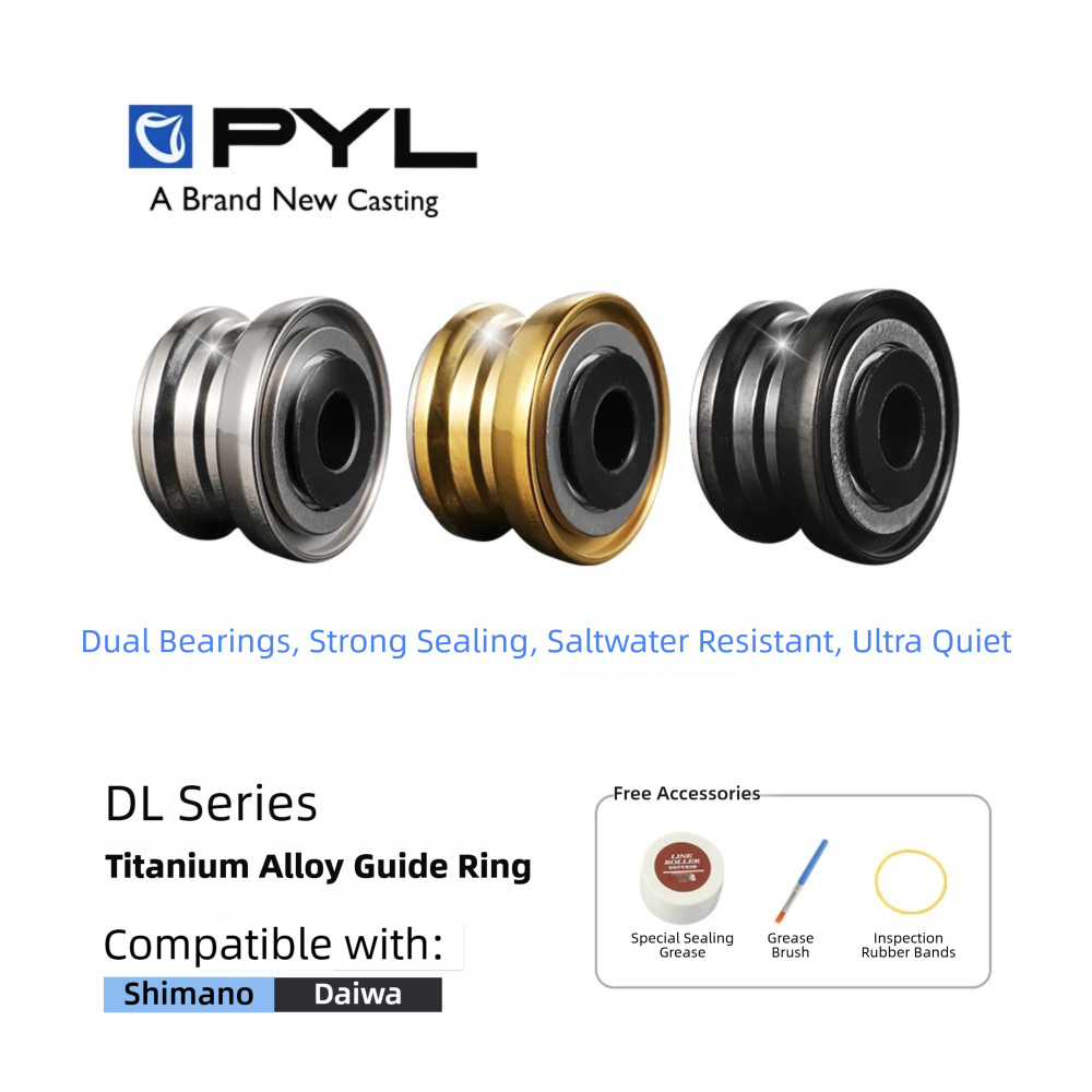 PYL Titanium Alloy Double Bear - Reel Oil ulasan dan harga